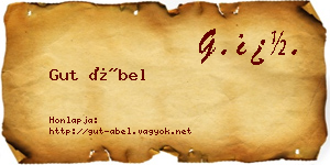 Gut Ábel névjegykártya